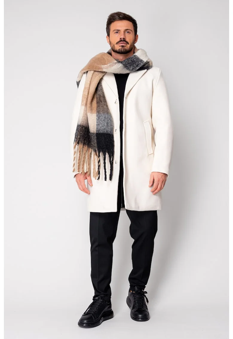 Дълго палто с копчета Off White 18837