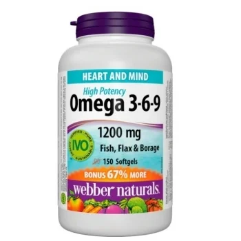УЕБЪР НЕЙЧЪРАЛС Omega 3-6-9 1200 МГ Х 150