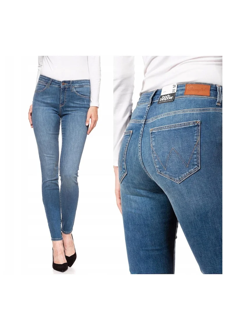 Дамски дънки -  Skinny - 11574-184 - Памучни - Дълги - Petite - Дънкови - W24-L32 US