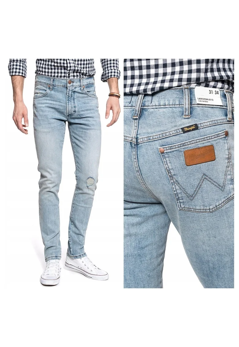 Мъжки дънки -  35614-138 - Larston - Памук - Дълги - Мъжки - Slim fit - W31-L34 US
