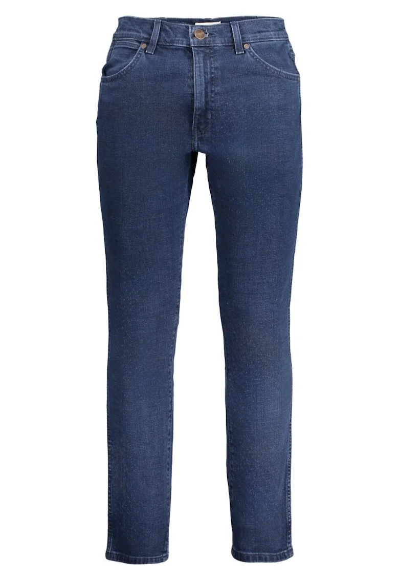Мъжки дънки Larston - средна талия и кройка Slim fit - тъмно сини